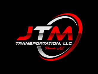 JTM Transportation, LLC logo design by denfransko