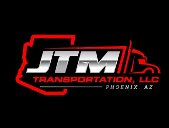 JTM Transportation, LLC logo design by jaize