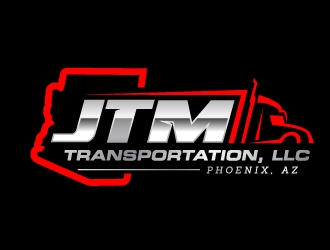 JTM Transportation, LLC logo design by jaize