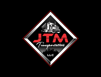 JTM Transportation, LLC logo design by giphone