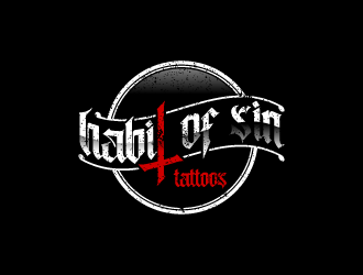 Habit of sin tattoos logo design by torresace