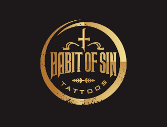 Habit of sin tattoos logo design by YONK