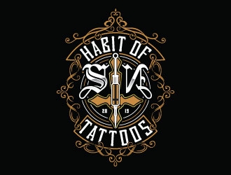Habit of sin tattoos logo design by Godvibes