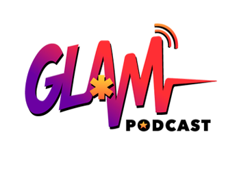 GLAM Podcast logo design by wendeesigns