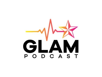GLAM Podcast logo design by karjen