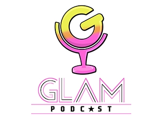 GLAM Podcast logo design by ranelio