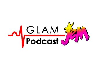 GLAM Podcast logo design by Marianne