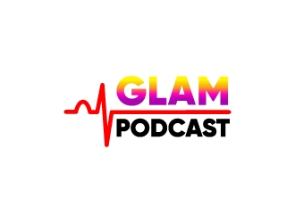 GLAM Podcast logo design by Erasedink