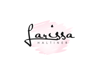Larissa Haltiner logo design by giphone