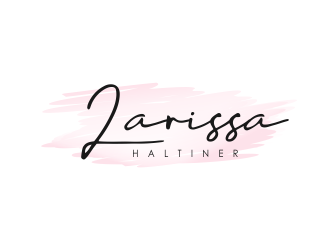 Larissa Haltiner logo design by giphone