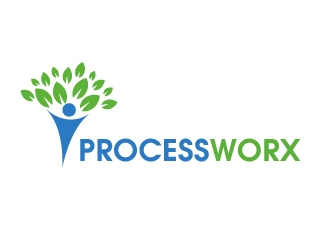 ProcessWorx logo design by AamirKhan