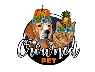 The Crowned Pet logo design by DreamLogoDesign