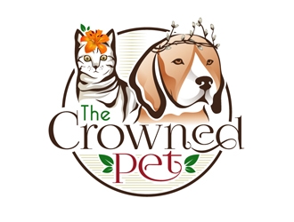 The Crowned Pet logo design by DreamLogoDesign