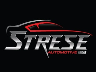 Strese Automotive LLC. logo design by Upoops