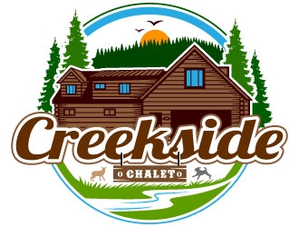 Creekside Chalet logo design by Suvendu