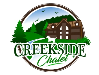 Creekside Chalet logo design by Suvendu