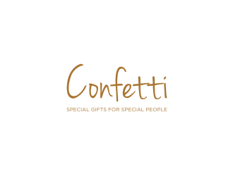Confetti logo design by Susanti