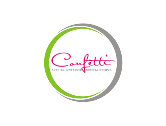 Confetti logo design by Diancox