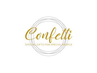 Confetti logo design by mbamboex