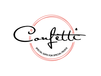 Confetti logo design by Girly