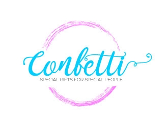 Confetti logo design by aryamaity