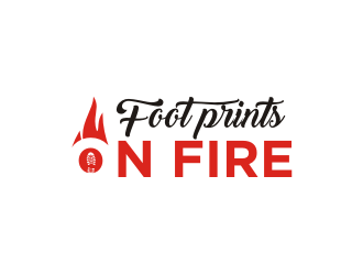 Footprints on Fire logo design by cintya
