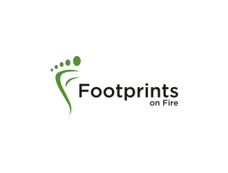 Footprints on Fire logo design by R-art