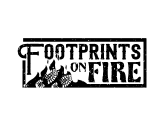Footprints on Fire logo design by Foxcody