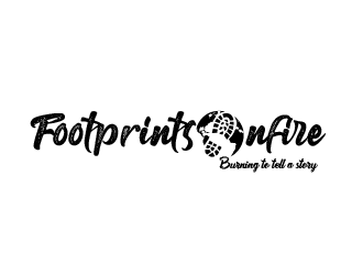 Footprints on Fire logo design by aryamaity