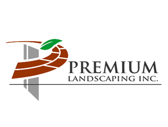 premium landscaping inc logo design by Coolwanz