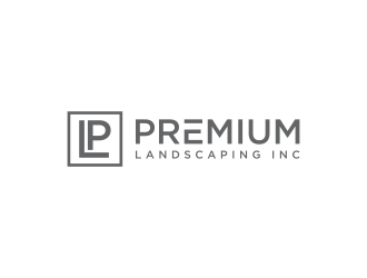 premium landscaping inc logo design by haidar