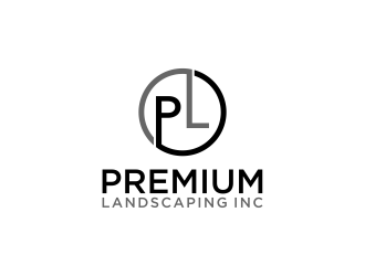 premium landscaping inc logo design by RIANW