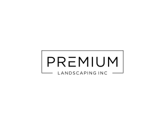 premium landscaping inc logo design by haidar