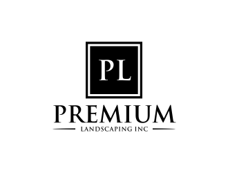 premium landscaping inc logo design by ammad