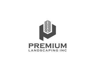 premium landscaping inc logo design by R-art