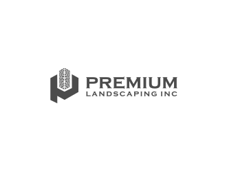 premium landscaping inc logo design by R-art
