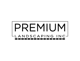 premium landscaping inc logo design by twomindz