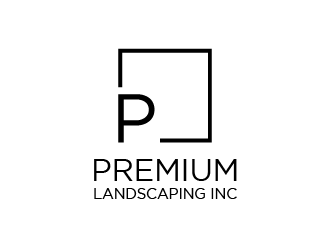 premium landscaping inc logo design by tukangngaret