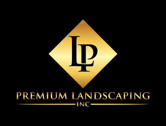 premium landscaping inc logo design by luckyprasetyo