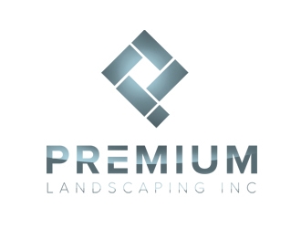 premium landscaping inc logo design by samueljho