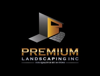 premium landscaping inc logo design by zinnia