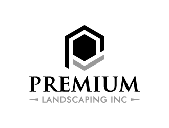 premium landscaping inc logo design by akilis13