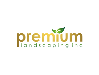 premium landscaping inc logo design by MyAngel