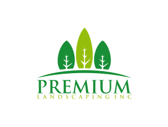 premium landscaping inc logo design by MyAngel