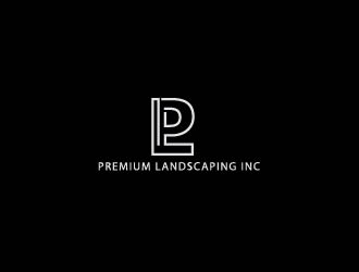 premium landscaping inc logo design by chumberarto