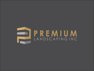 premium landscaping inc logo design by MCXL