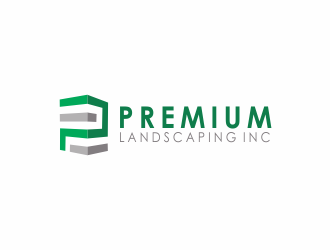 premium landscaping inc logo design by MCXL