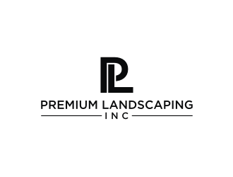 premium landscaping inc logo design by logitec