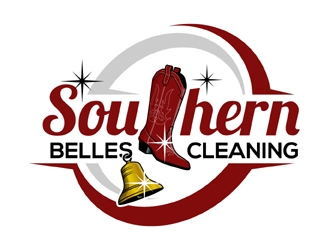 Southern Belles Cleaning logo design by MAXR