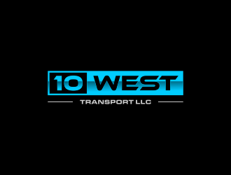 10 WEST TRANSPORT LLC logo design by haidar